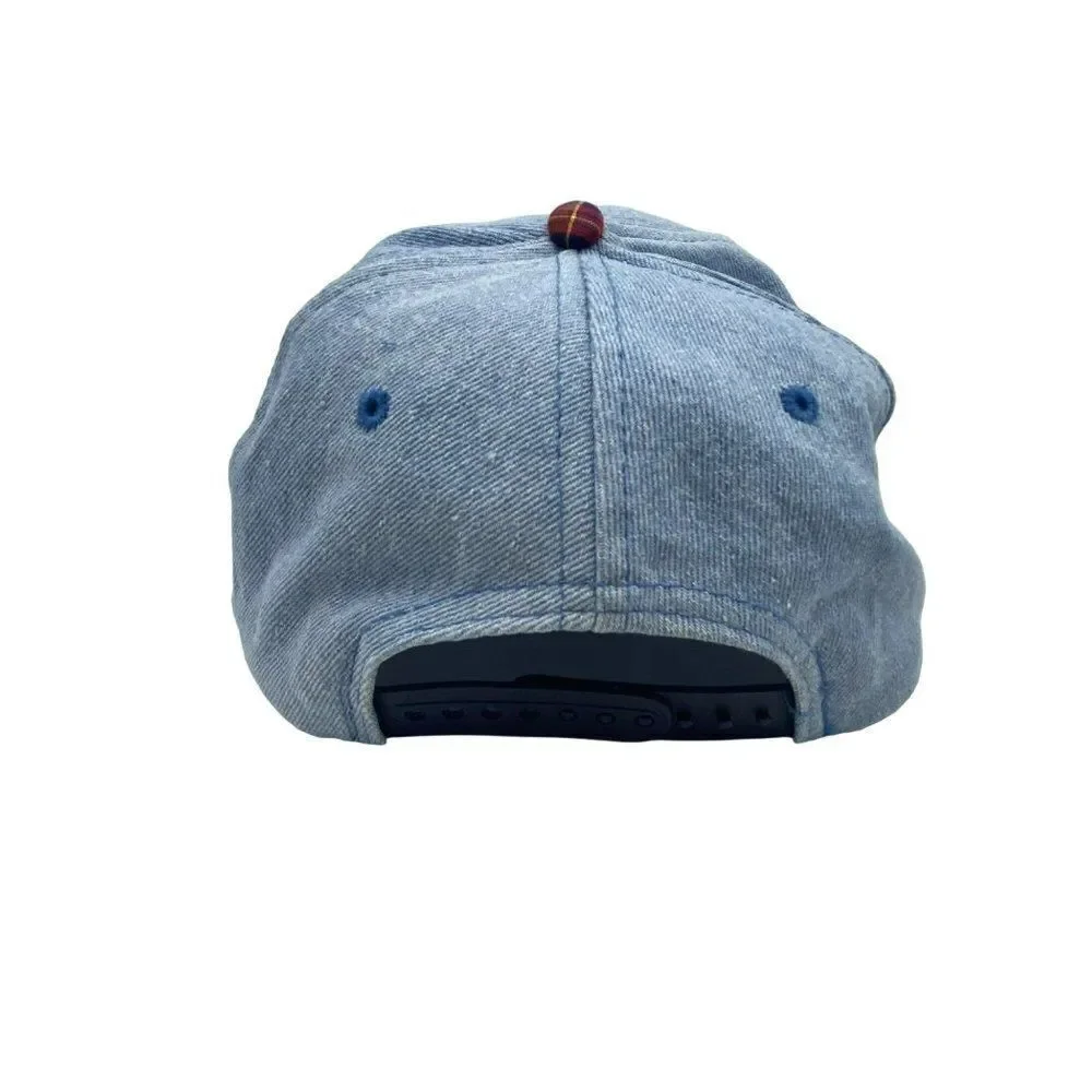 Mickey Unlimited Youth Mickey Mouse Adjustable Cap Denim Plaid Bill‎